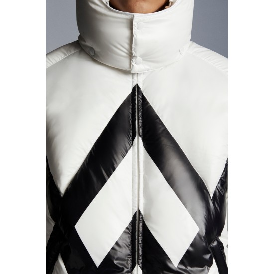 2022 Moncler Madawaska Short Down Jacket Mens Down Coat Winter Outerwear White Black