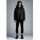 2022 Moncler Marque Short Down Jacket Mens Winter Fur Hooded Puffer Down Coat Outerwear Black