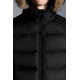 2022 Moncler Marque Short Down Jacket Mens Winter Fur Hooded Puffer Down Coat Outerwear Black