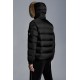 2022 Moncler Marque Short Down Jacket Mens Winter Fur Hooded Puffer Down Coat Outerwear Black