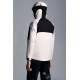 2022 Moncler Mathot Casual Short Down Jacket Mens Down Coat Hooded Zip Up Winter Outerwear Off White