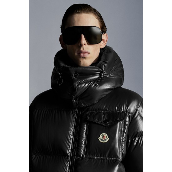 2022 Moncler Montbeliard Outdoor Short Down Jacket Mens Winter Hooded Puffer Down Coat Outerwear Black