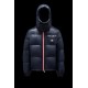 2022 Moncler Montbeliard Outdoor Short Down Jacket Mens Winter Hooded Puffer Down Coat Outerwear Night Blue