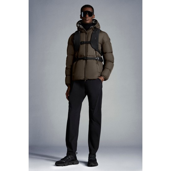 2022 Moncler Montcla Down Jacket Mens Winter Hooded Puffer Coat Outerwear Short Olive Green