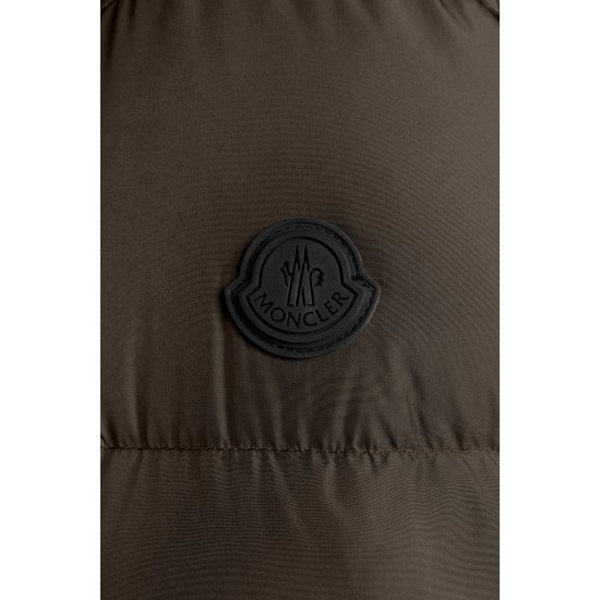 Moncler Montcla Short Down Jacket Olive Green Men's - FW21 - US