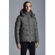 2022 Moncler Montgenevre Short Down Jacket Mens Winter Hooded Puffer Down Coat Outerwear Melange Medium Gray