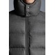 2022 Moncler Montgenevre Short Down Jacket Mens Winter Hooded Puffer Down Coat Outerwear Melange Medium Gray