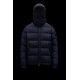 2022 Moncler Montgenevre Short Down Jacket Mens Winter Hooded Puffer Down Coat Outerwear Night Blue