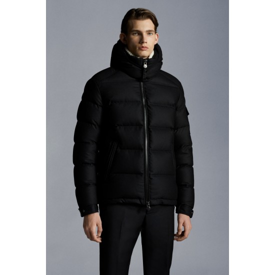 2022 Moncler Montgenevre Short Down Jacket Mens Winter Puffer Down Coat Outerwear Black