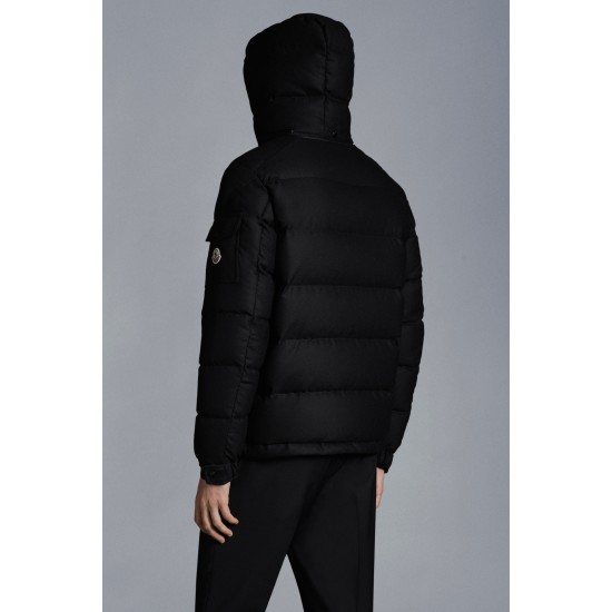 2022 Moncler Montgenevre Short Down Jacket Mens Winter Puffer Down Coat Outerwear Black