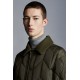 2022 Moncler Moreau Casual Short Down Jacket Mens Down Coat Zip Up Winter Outerwear Army Green