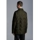 2022 Moncler Moreau Casual Short Down Jacket Mens Down Coat Zip Up Winter Outerwear Army Green