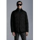 2022 Moncler Moreau Casual Short Down Jacket Mens Down Coat Zip Up Winter Outerwear Black