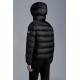 2022 Moncler Myosotis Short Down Jacket Hooded Mens Down Puffer Coat Zip Up Winter Outerwear Black