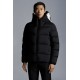 2022 Moncler Odart Short Down Jacket Mens Hooded Winter Puffer Down Coat Outerwear Black