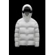 2022 Moncler Odart Short Down Jacket Mens Hooded Winter Puffer Down Coat Outerwear Off White