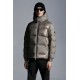 2022 Moncler Pallardy Casual Short Down Jacket Mens Puffer Down Coat Hooded Zip Up Winter Outerwear Beige