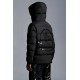 2022 Moncler Pallardy Casual Short Down Jacket Mens Puffer Down Coat Hooded Zip Up Winter Outerwear Black