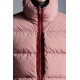 2022 Moncler Paviot Short Down Jacket Hooded Mens Down Puffer Coat Winter Outerwear Shocking Pink