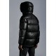 2022 Moncler Promio Leather Jacket Casual Short Down Jackets Mens Down Coat Winter Outerwear Black