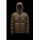 2022 Moncler Reynaud Short Down Jacket Mens Hooded Winter Puffer Down Coat Outerwear Brown