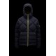 2022 Moncler Reynaud Short Down Jacket Mens Hooded Winter Puffer Down Coat Outerwear Night Blue