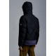 2022 Moncler Reynaud Short Down Jacket Mens Hooded Winter Puffer Down Coat Outerwear Night Blue