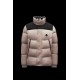 2022 Moncler Timsit Short Down Jackets Mens Down Coat Winter Outerwear Almond Beige Pink