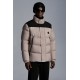 2022 Moncler Timsit Short Down Jackets Mens Down Coat Winter Outerwear Almond Beige Pink