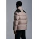 2022 Moncler Timsit Short Down Jackets Mens Down Coat Winter Outerwear Almond Beige Pink