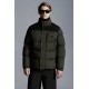 2022 Moncler Timsit Short Down Jackets Mens Down Coat Winter Outerwear Army Green