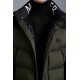 2022 Moncler Timsit Short Down Jackets Mens Down Coat Winter Outerwear Army Green