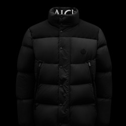 2022 Moncler Timsit Short Down Jackets Mens Down Coat Winter Outerwear Black