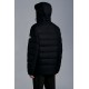 2022 Moncler Vabb Short Down Jacket Mens Zip Up Hooded Down Puffer Coat Night Blue5