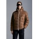 2022 Moncler Vabb Short Down Jacket Mens Zip Up Hooded Down Puffer Coat Steel Pink Rustic