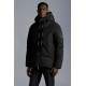 2022 Moncler Vercel Short Down Jacket Mens Zip Up Hooded Down Puffer Coat Black