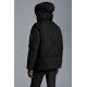 2022 Moncler Vercel Short Down Jacket Mens Zip Up Hooded Down Puffer Coat Black