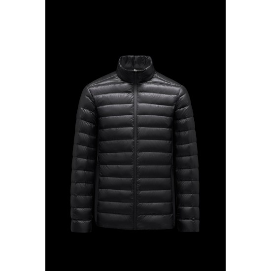 2022 Moncler Vosges Short Down Jacket Mens Fall Down Coat Outerwear Black