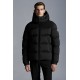 2022 Moncler Wargnier Short Down Jacket Mens Winter Hooded Puffer Down Coat Outerwear Black