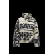 8 MONCLER PALM ANGELS Baden Short Down Jacket Men Down Puffer Coat Winter Outerwear Black White Tactile Teddy Jacquard