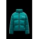 8 MONCLER PALM ANGELS Rodman Short Down Jacket Men Down Puffer Coat Winter Outerwear Bright Green