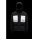 MONCLER Amboise Short Down Jacket Mens Hooded Puffer Down Coat Winter Outerwear Black White