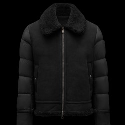 MONCLER Curval Down Jacket Men Winter Down Coat Outerwear Black