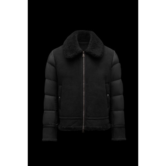 MONCLER Curval Down Jacket Men Winter Down Coat Outerwear Black