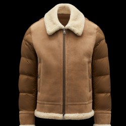 MONCLER Curval Down Jacket Men Winter Down Coat Outerwear Khaki