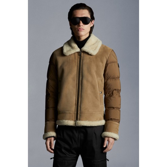 MONCLER Curval Down Jacket Men Winter Down Coat Outerwear Khaki