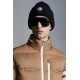 MONCLER Delaume Short Down Jacket Men Puffer Down Coat Winter Outerwear Camel Beige