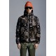 MONCLER Freville Reversible Down Jacket Mens Hooded Puffer Down Coat Winter Outerwear Night Blue