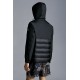 MONCLER Laurain Short Down Jacket Men Winter Down Coat Outerwear Night Blue