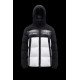 MONCLER Malavoy Short Down Jacket Mens Hooded Puffer Down Coat Winter Outerwear Black White